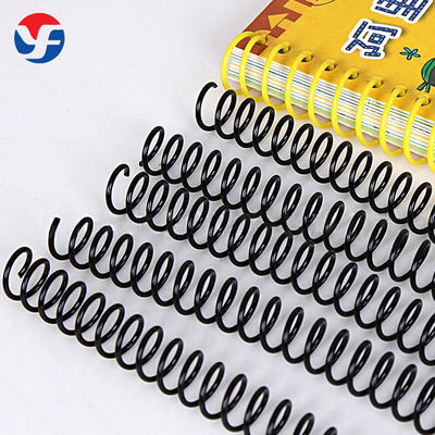 品質  Different Color Binding Book Coil Bind PVC Spiral Book Ring Round Plastic Binding Comb 工場